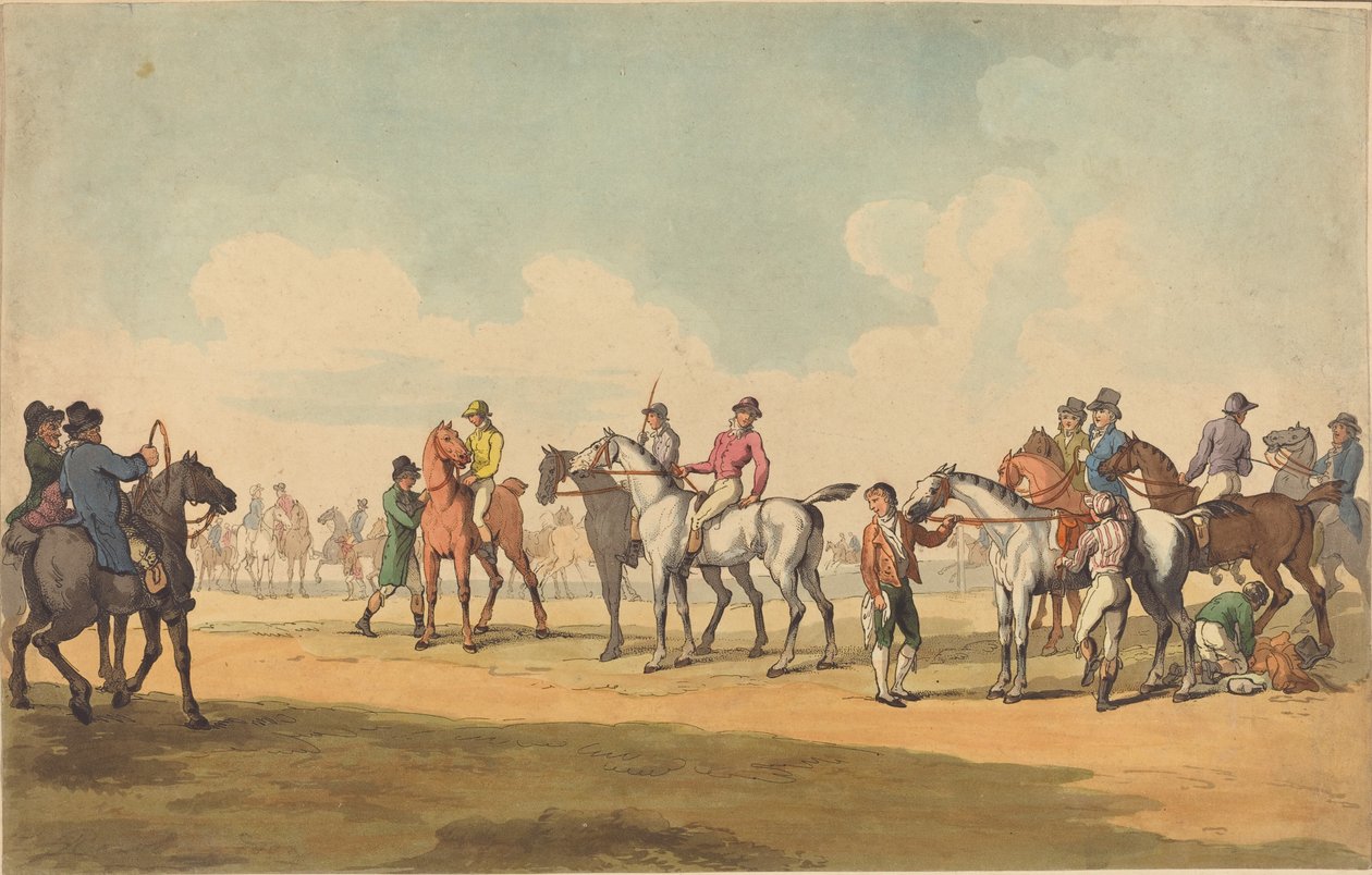 Il corso, probabilmente 1789 da Thomas Rowlandson