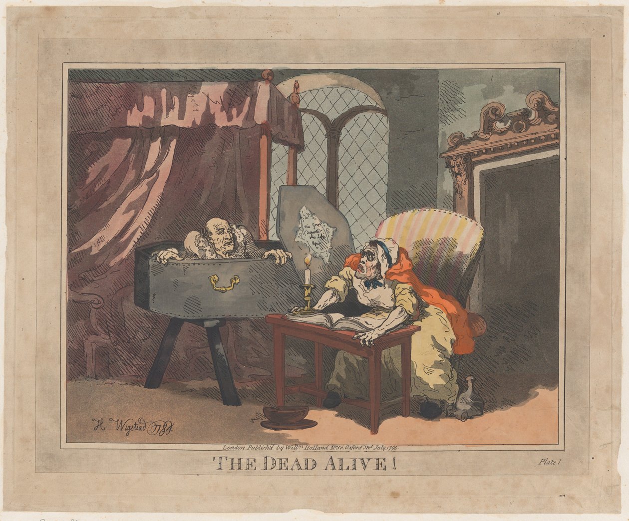 Il morto vivo!, luglio 1795 da Thomas Rowlandson
