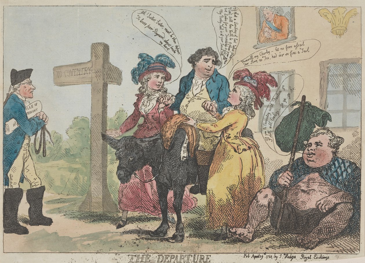 La partenza da Thomas Rowlandson