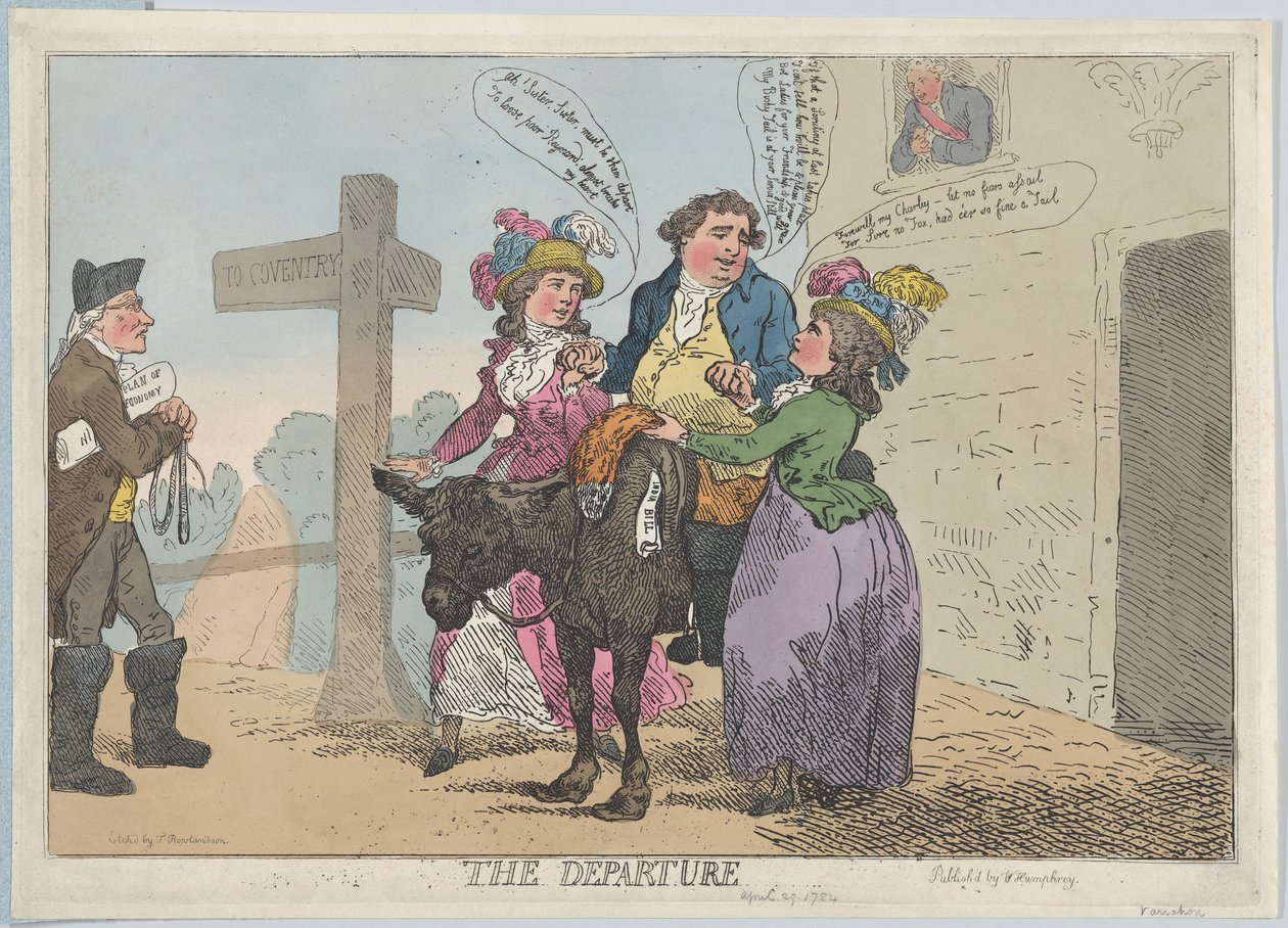 La partenza, 29 aprile 1784 da Thomas Rowlandson