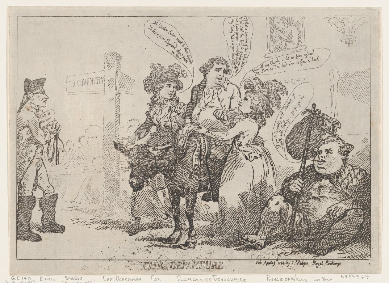 La Partenza da Thomas Rowlandson