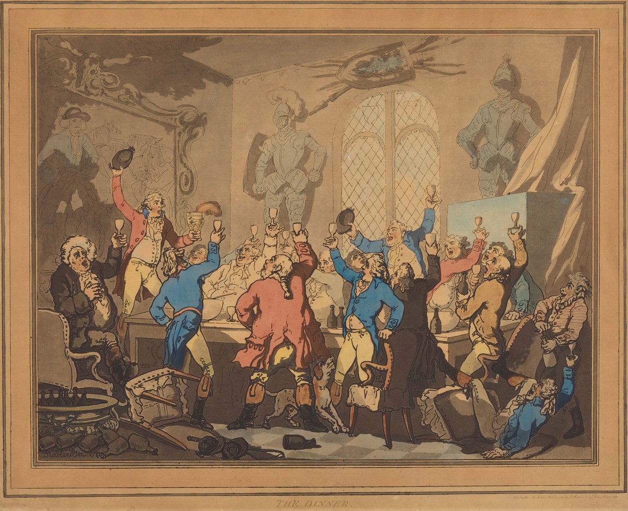 La cena da Thomas Rowlandson