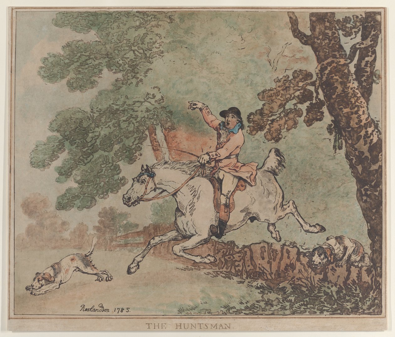 Il cacciatore da Thomas Rowlandson