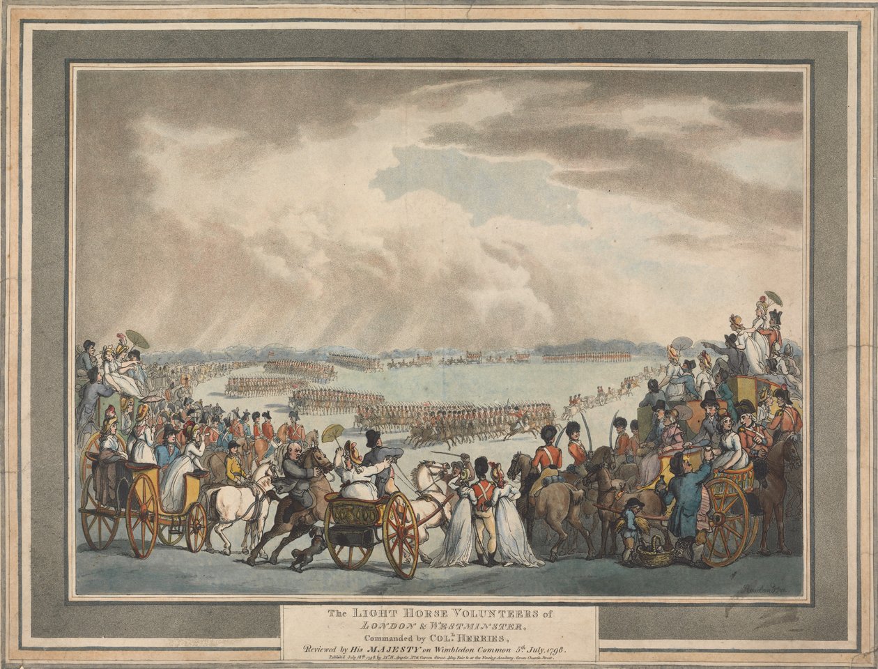 I volontari di Light House di Londra e Westminster da Thomas Rowlandson