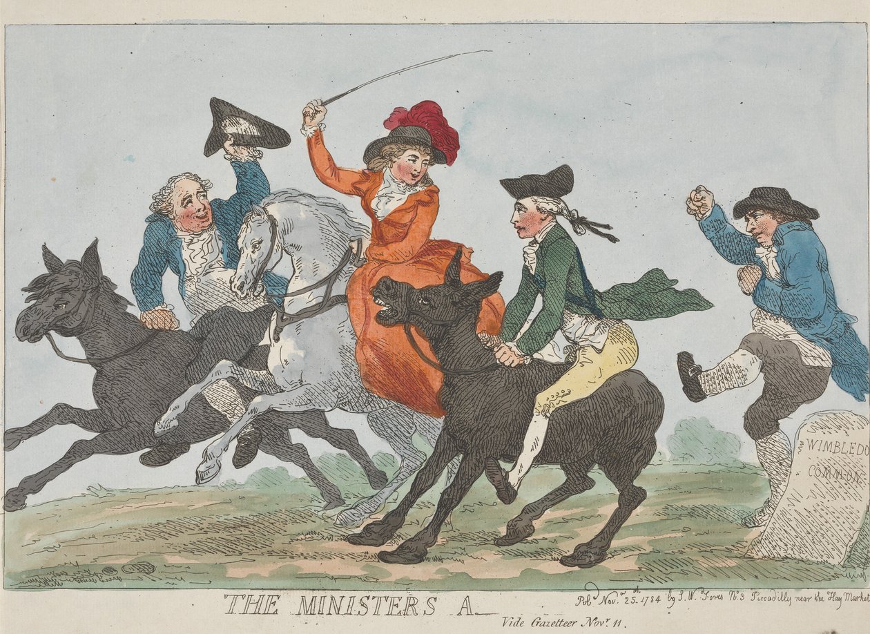 Il culo del ministro – Vedi "Gazetteer" – 11 novembre da Thomas Rowlandson