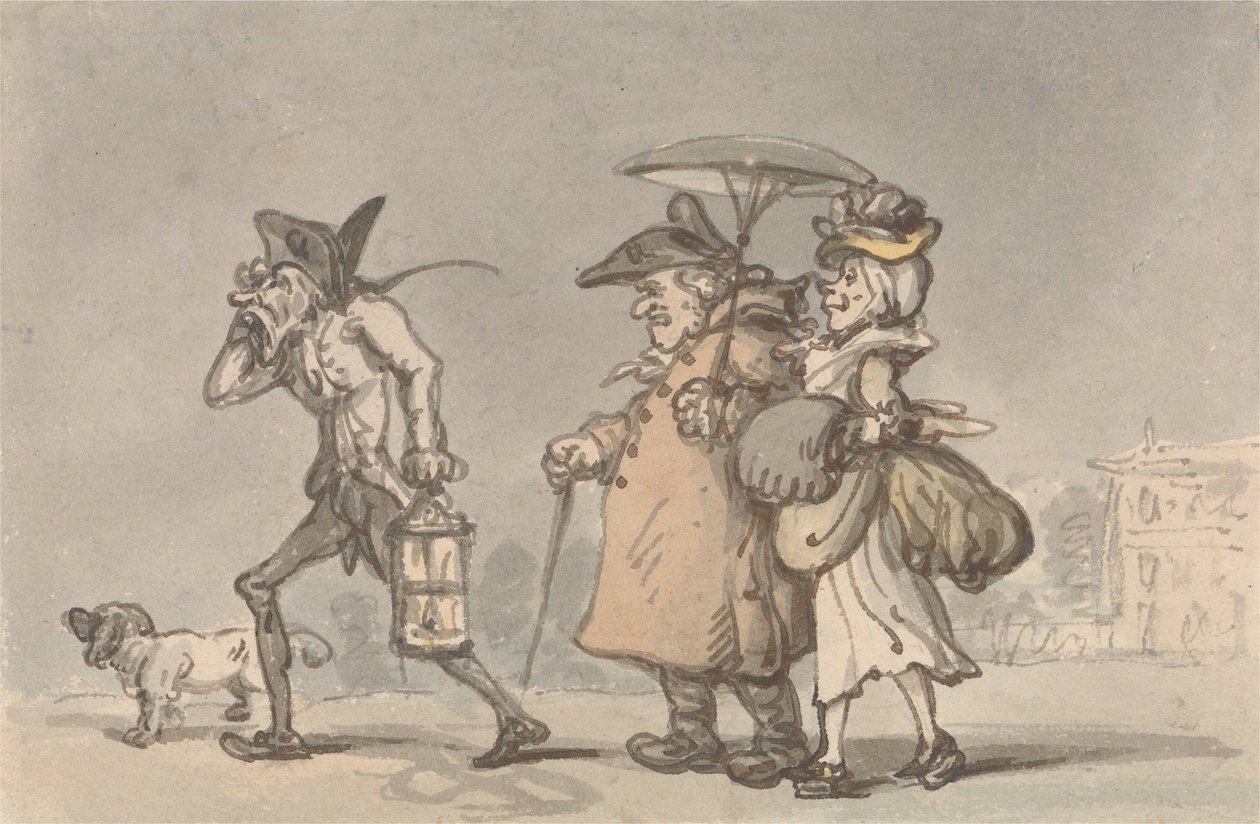 Le miserie del paese da Thomas Rowlandson