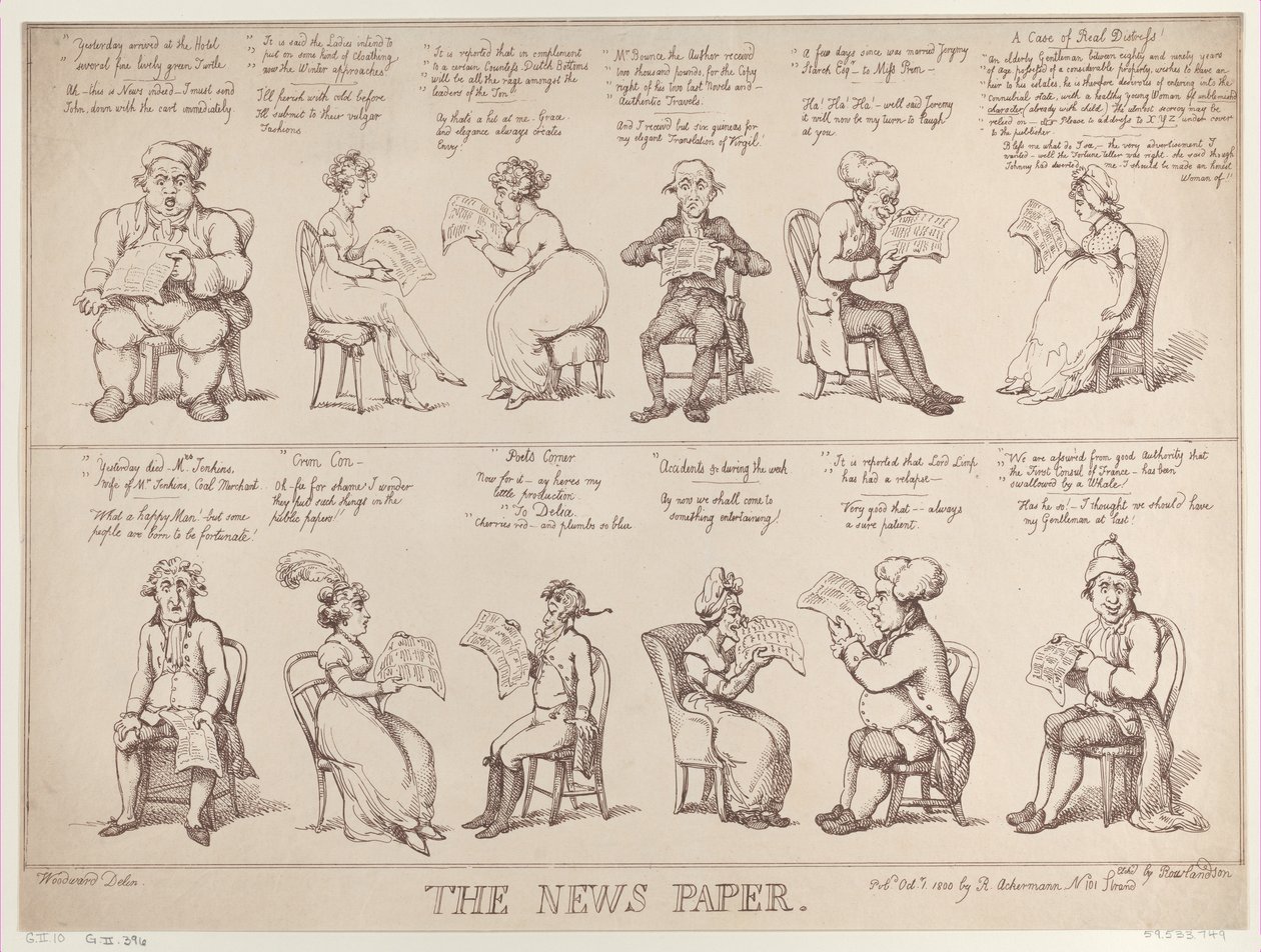 Il giornale da Thomas Rowlandson