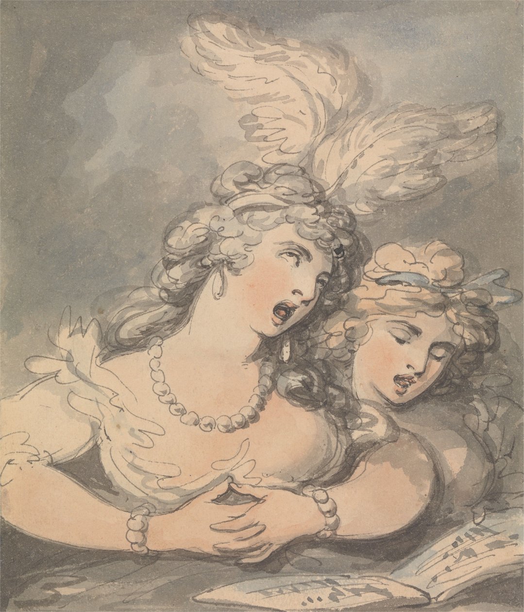 I cantanti lirici da Thomas Rowlandson