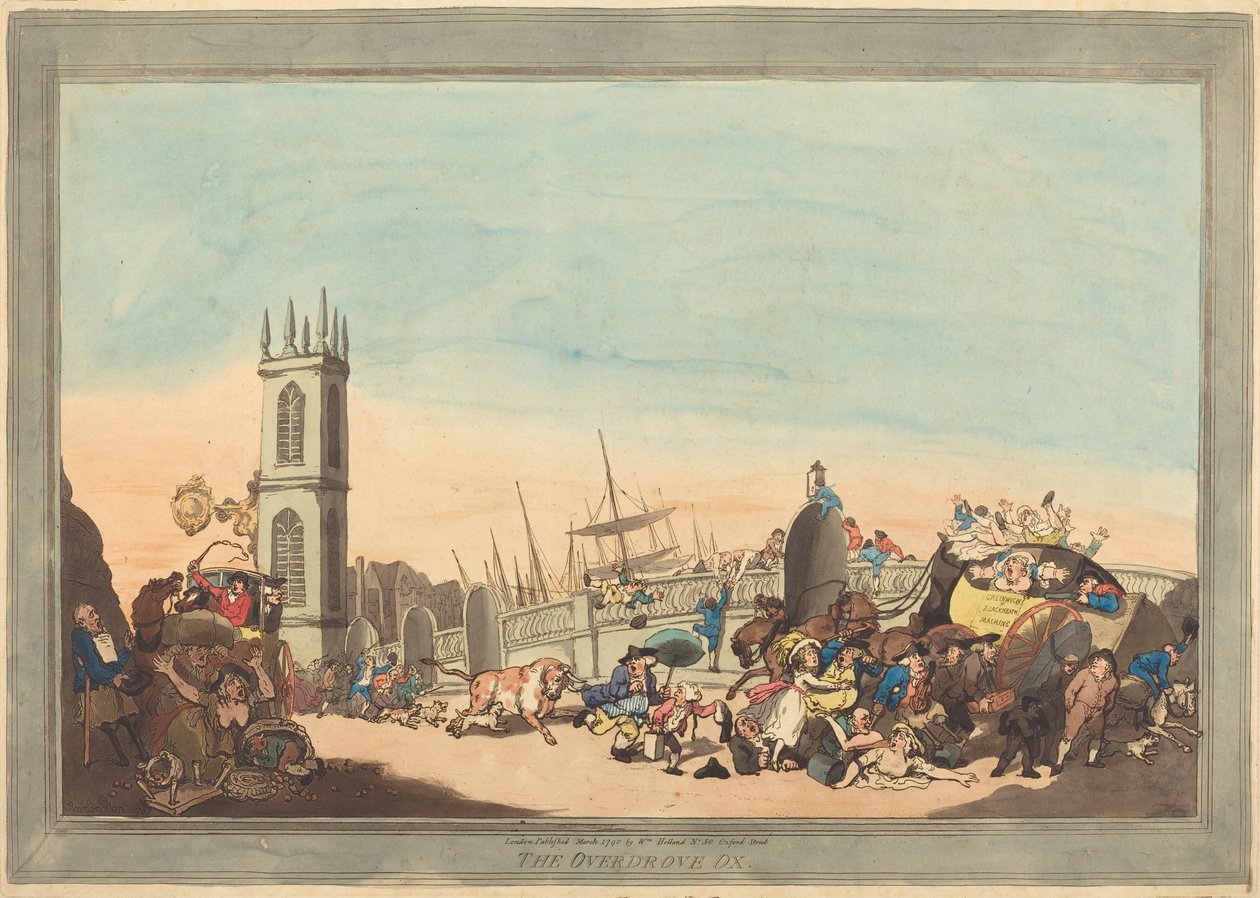 Il Bue Sovraccarico da Thomas Rowlandson
