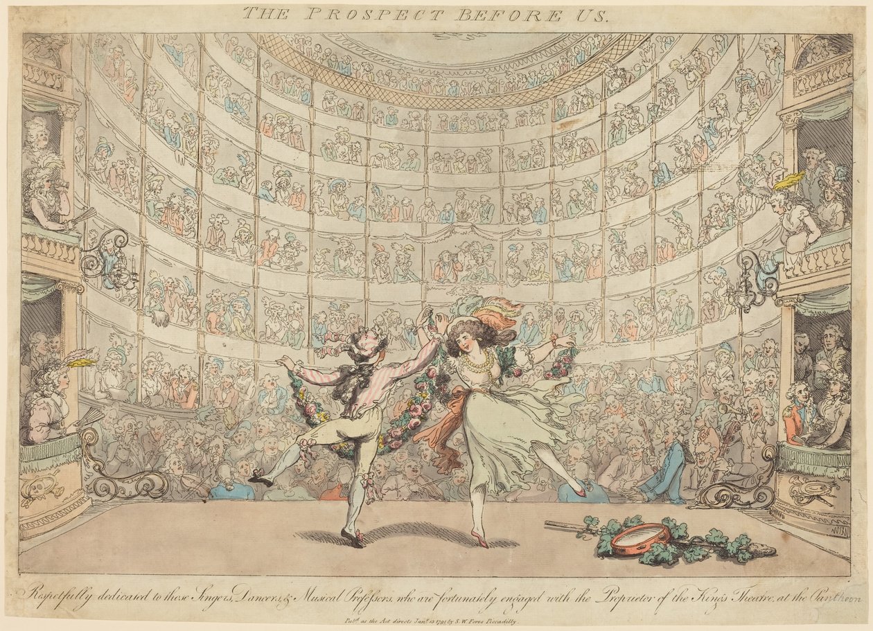 La prospettiva che abbiamo davanti, n. 2 da Thomas Rowlandson
