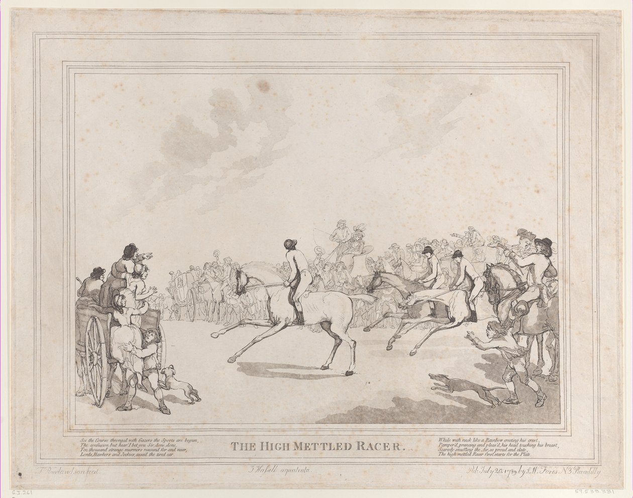Il Cavallo da Corsa da Thomas Rowlandson