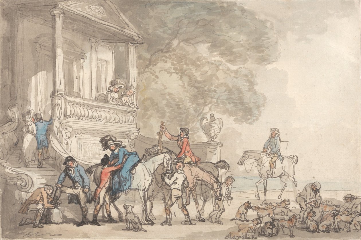 Il ritorno dalla caccia da Thomas Rowlandson