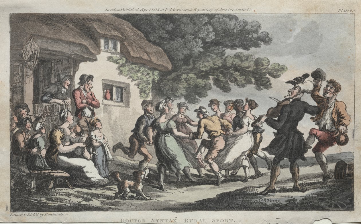 Il reverendo Dr. Syntax sport rurale da Thomas Rowlandson