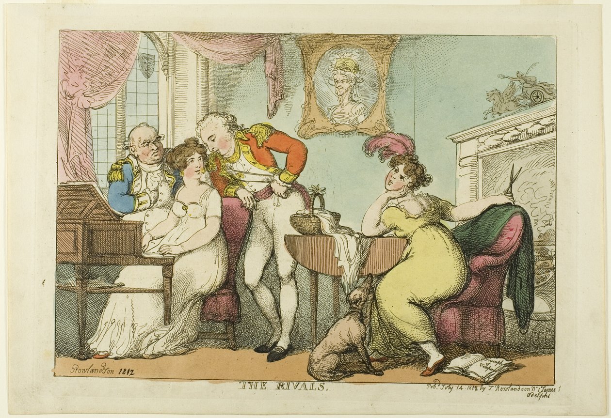 I Rivali da Thomas Rowlandson