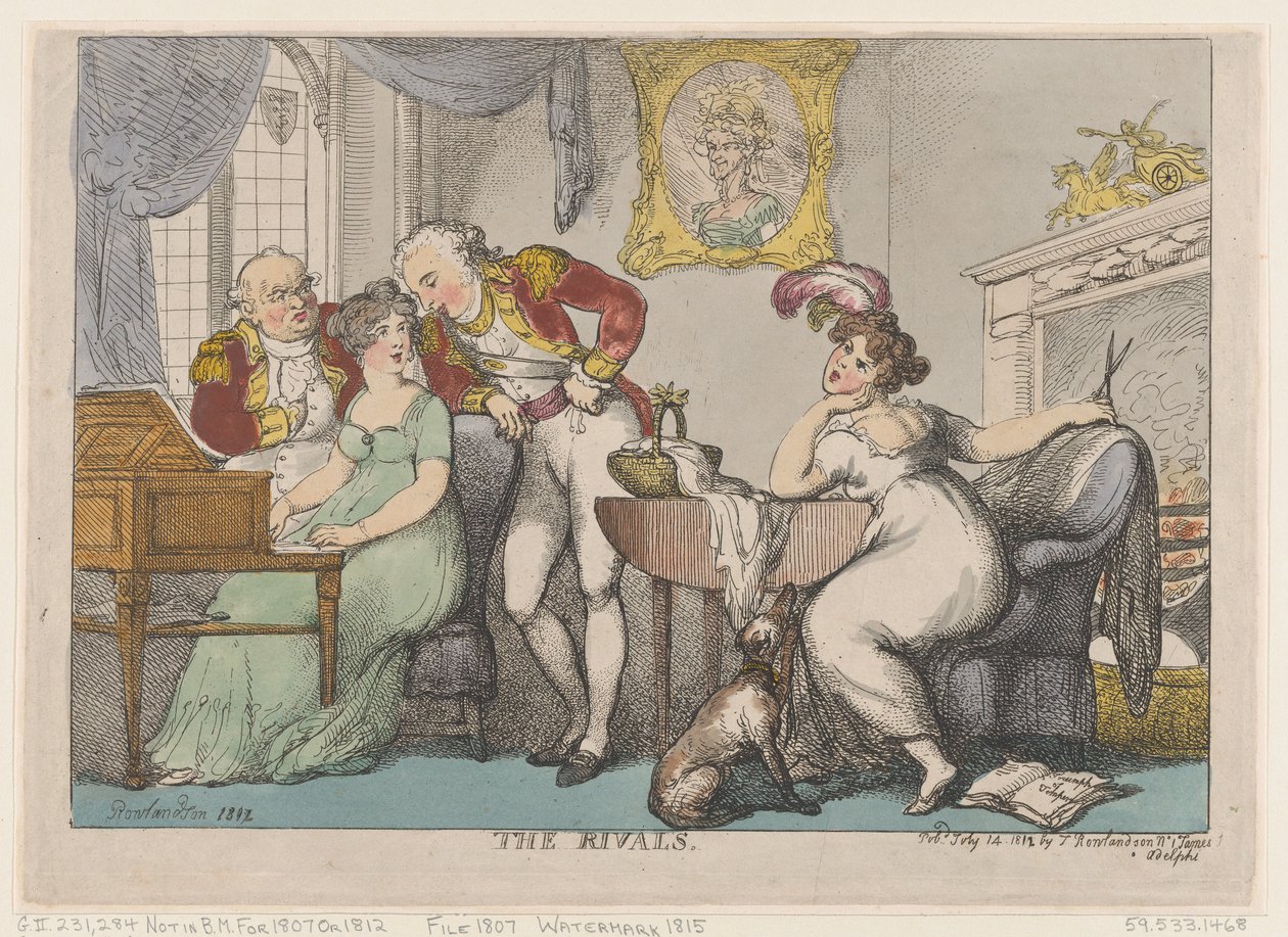 I Rivali da Thomas Rowlandson