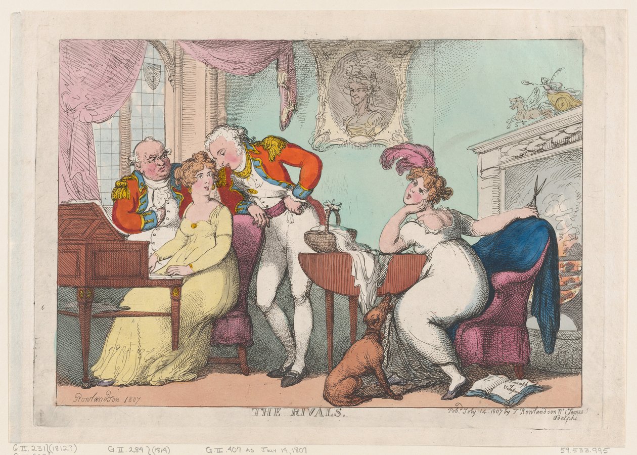 I rivali da Thomas Rowlandson