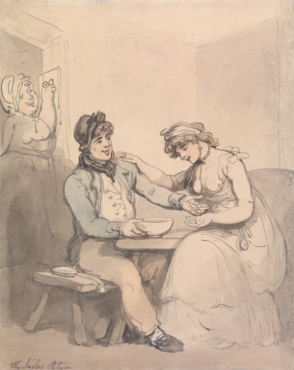 Il ritorno del marinaio da Thomas Rowlandson