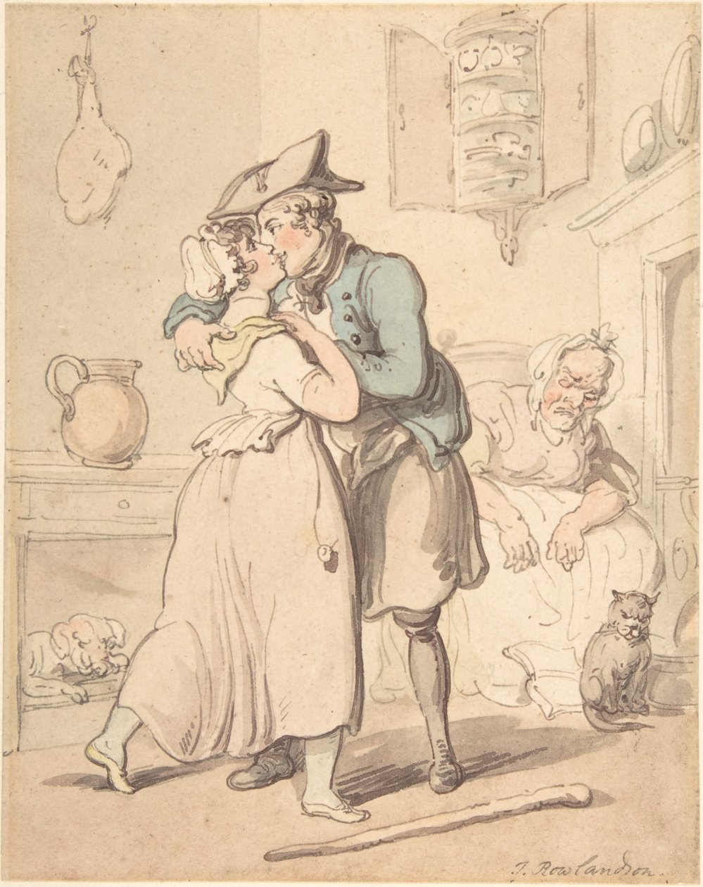 Il ritorno del marinaio dal servizio attivo da Thomas Rowlandson