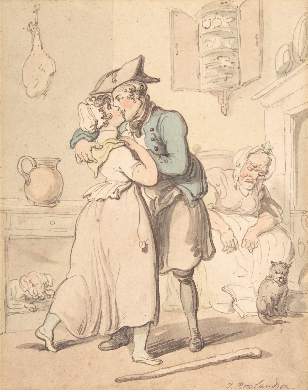 Il ritorno del marinaio dal servizio attivo da Thomas Rowlandson
