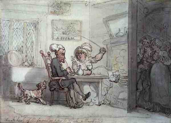 "La scuola della riforma, o come governare un marito" da Thomas Rowlandson