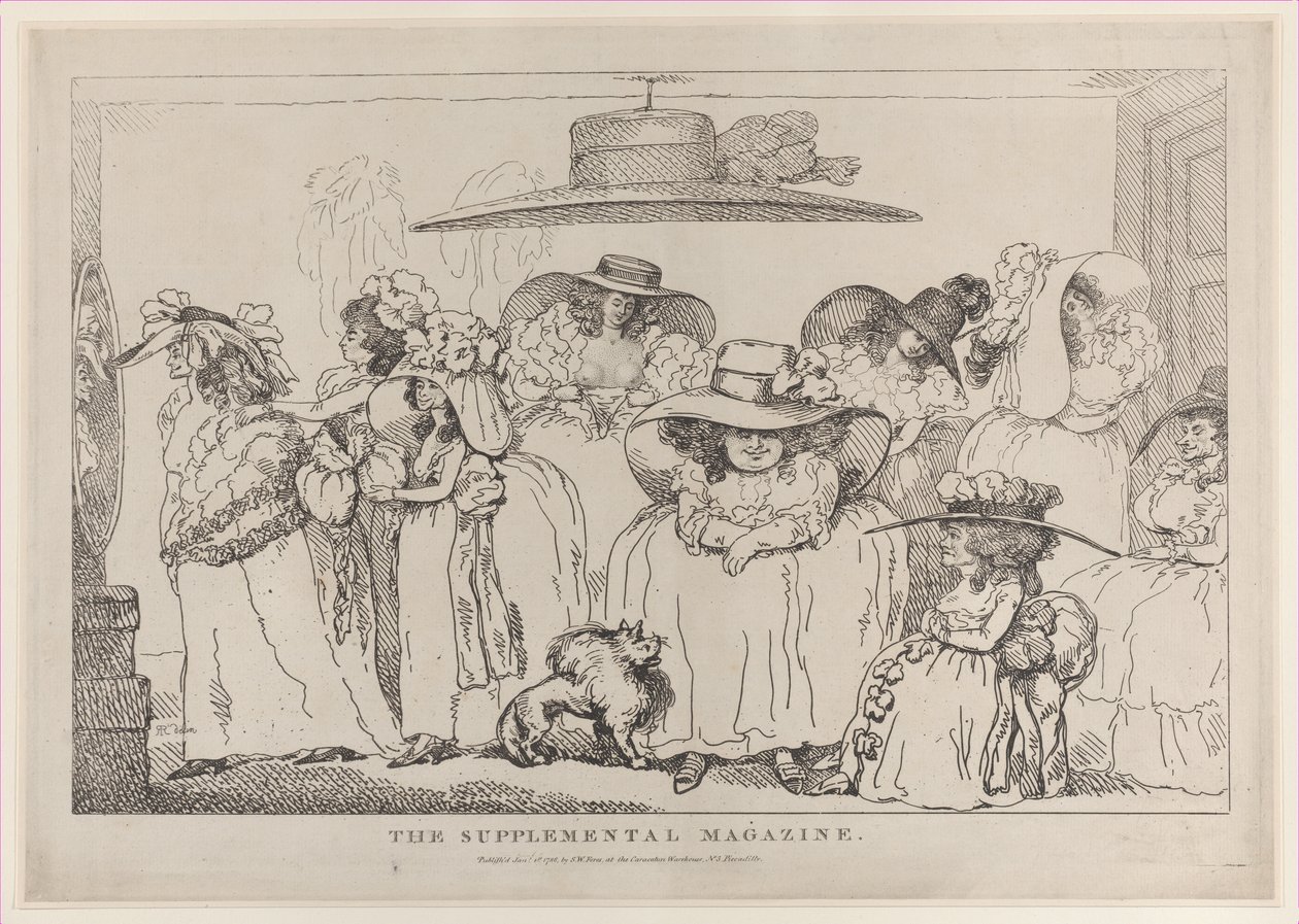 The Supplemental Magazine, 1 gennaio 1786 da Thomas Rowlandson