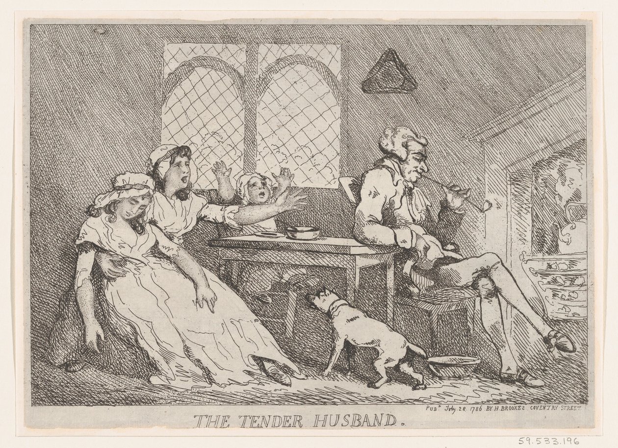 Il marito tenero da Thomas Rowlandson