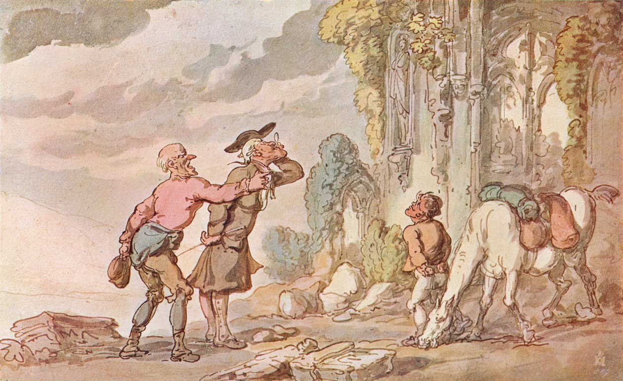 Il tour del Dr. Syntax alla ricerca del pittoresco, XIX secolo, 1907 da Thomas Rowlandson