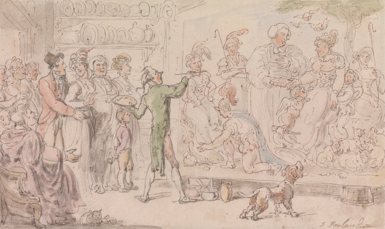 Il Vicario di Wakefield: Il Ritratto di Famiglia da Thomas Rowlandson
