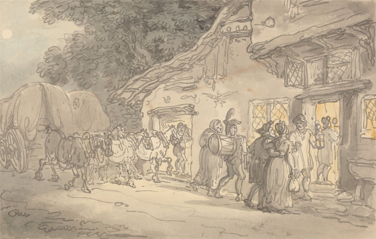Il Riposo del Carrettiere da Thomas Rowlandson