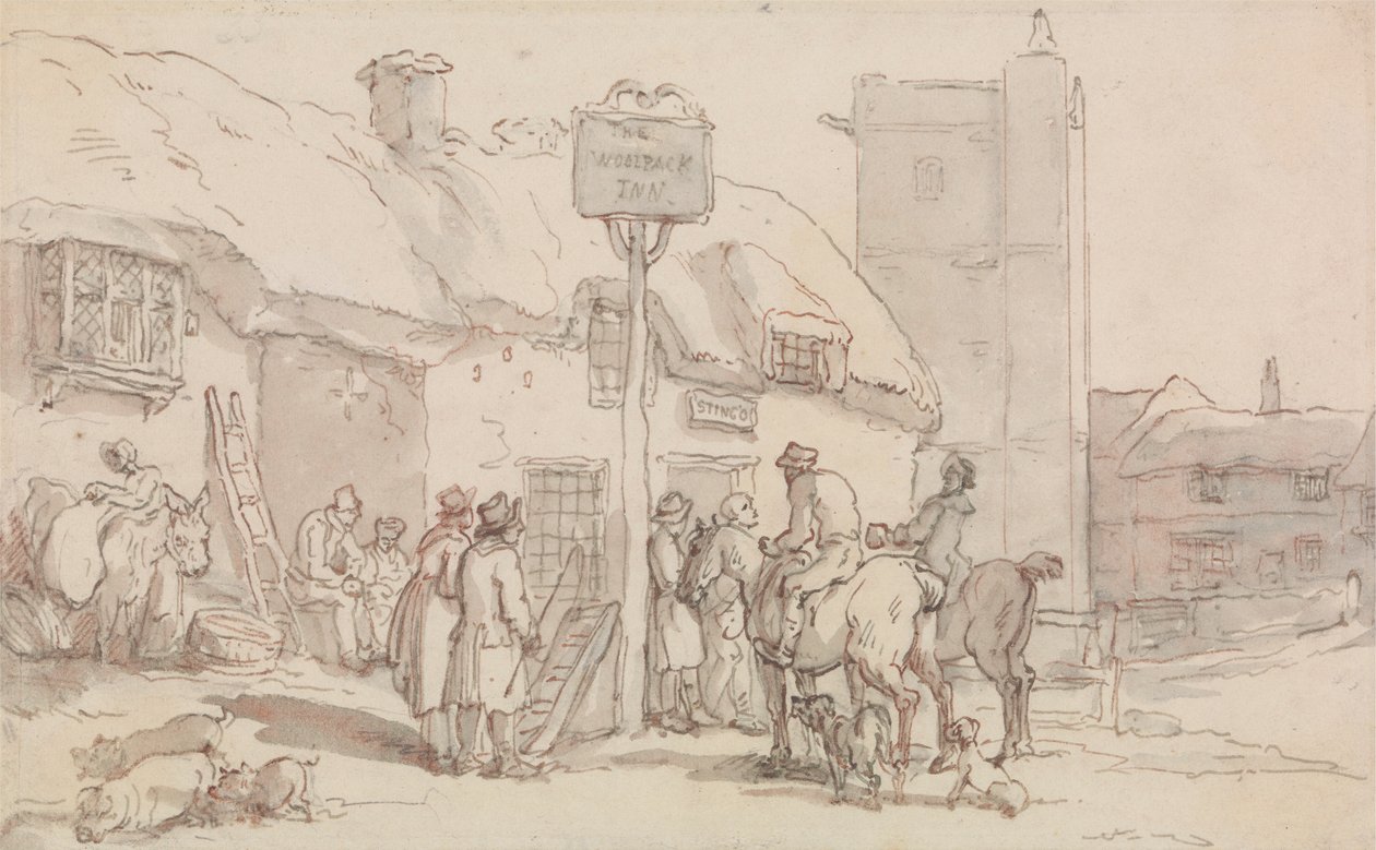 La locanda Woolpack da Thomas Rowlandson