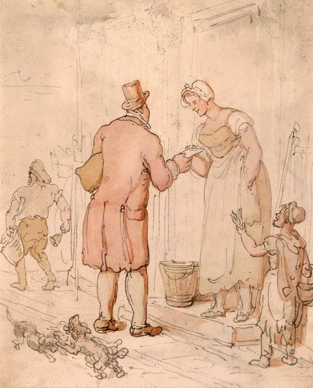 Il postino da Thomas Rowlandson