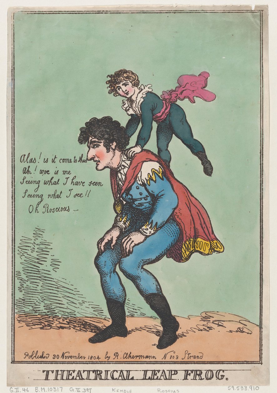 Salto della Rana Teatrale da Thomas Rowlandson
