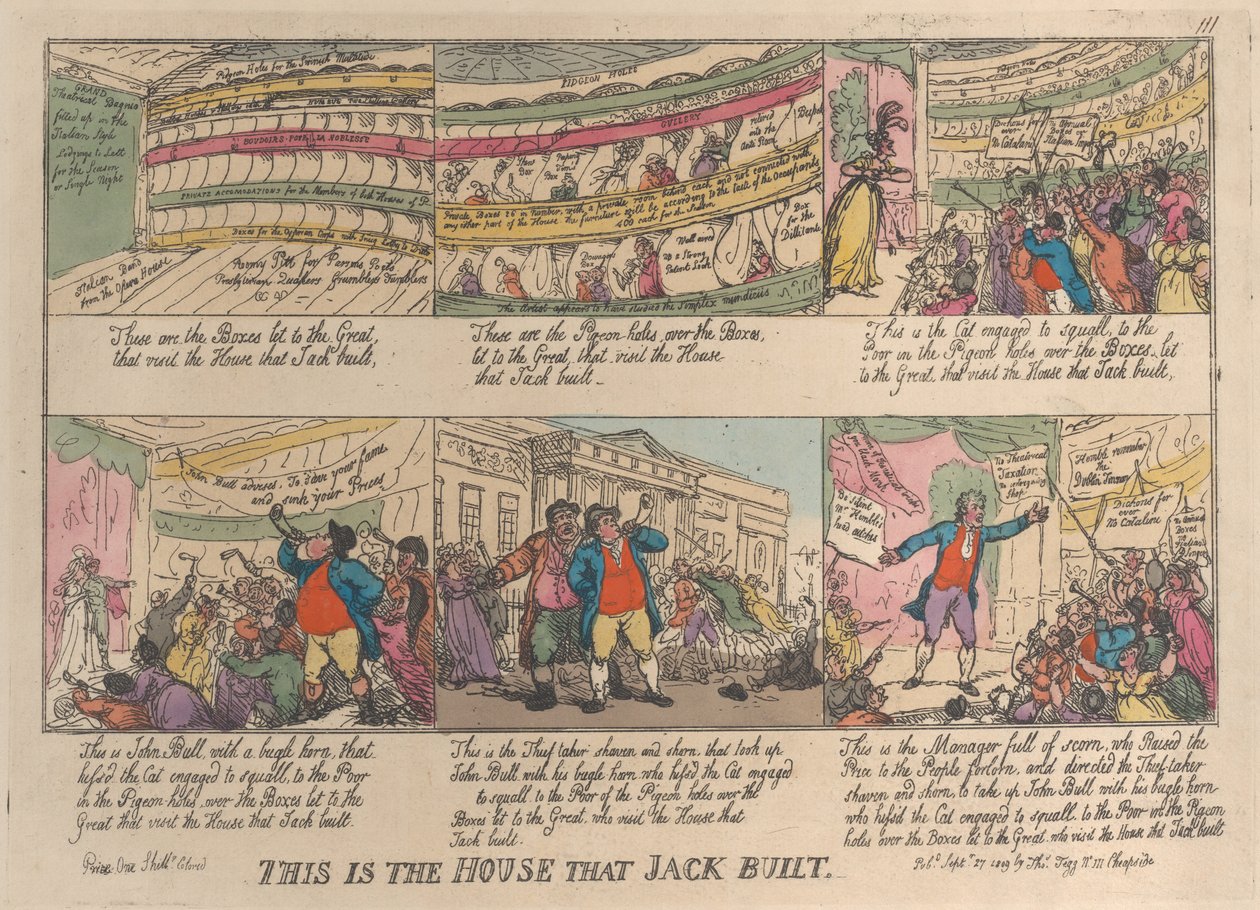 Questa è la casa che Jack ha costruito da Thomas Rowlandson