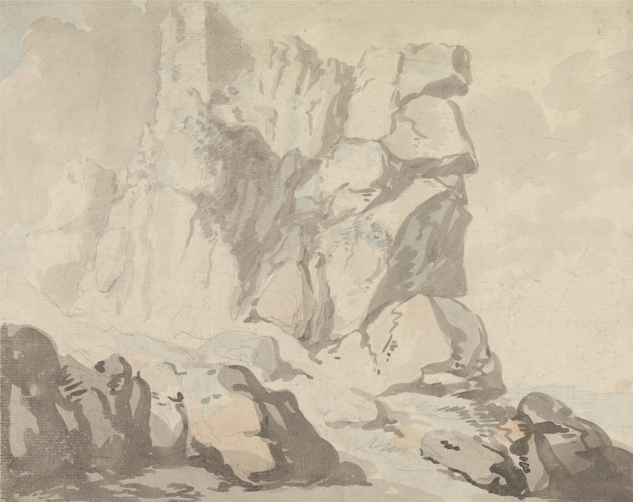 Castello di Tintagel da Thomas Rowlandson