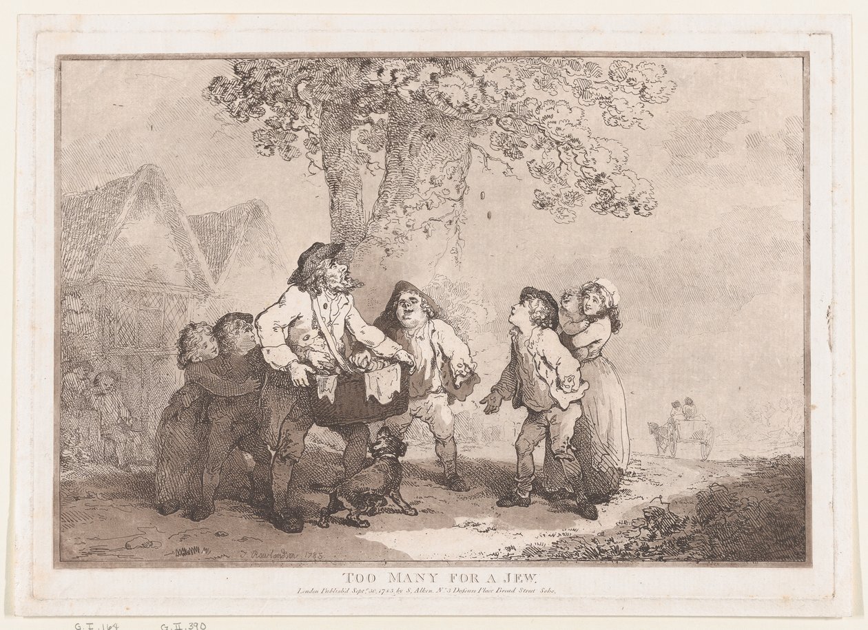 Troppi per un ebreo, 20 settembre 1785 da Thomas Rowlandson