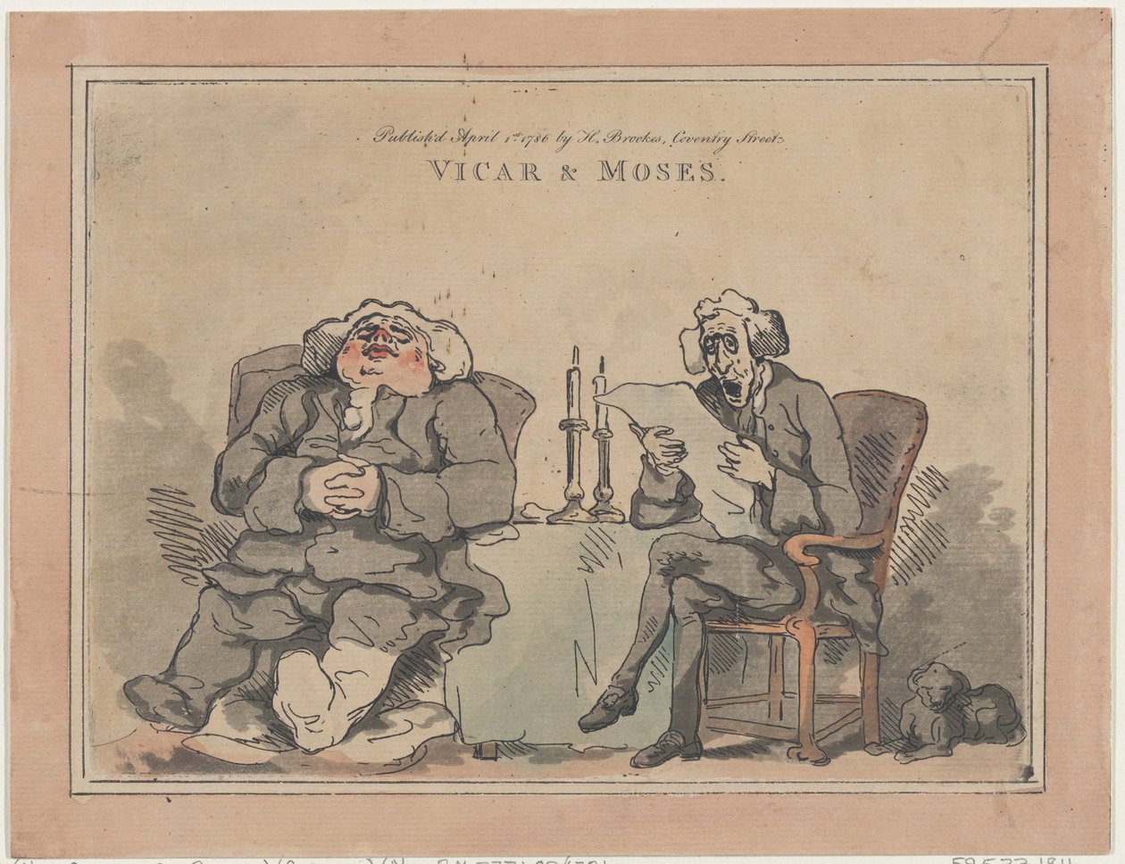 Vicar & Moses, 1 aprile 1786 da Thomas Rowlandson