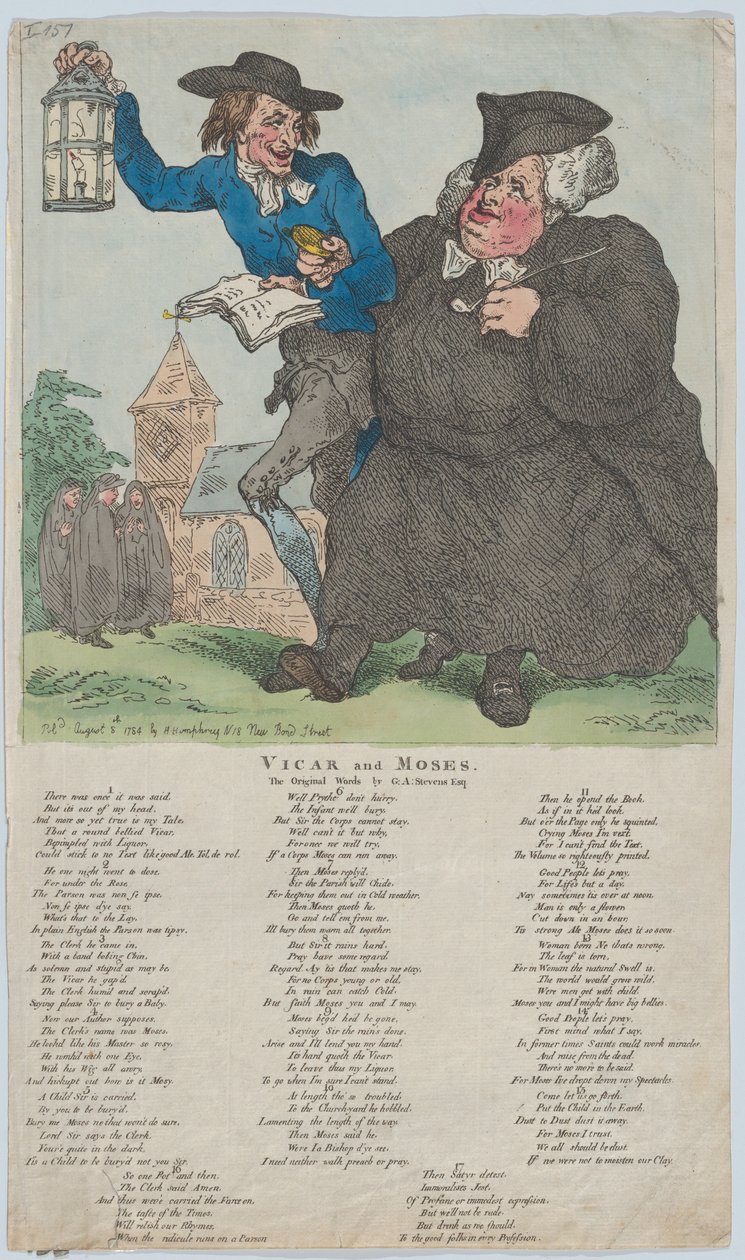 Vicar & Moses, 8 agosto 1784 da Thomas Rowlandson