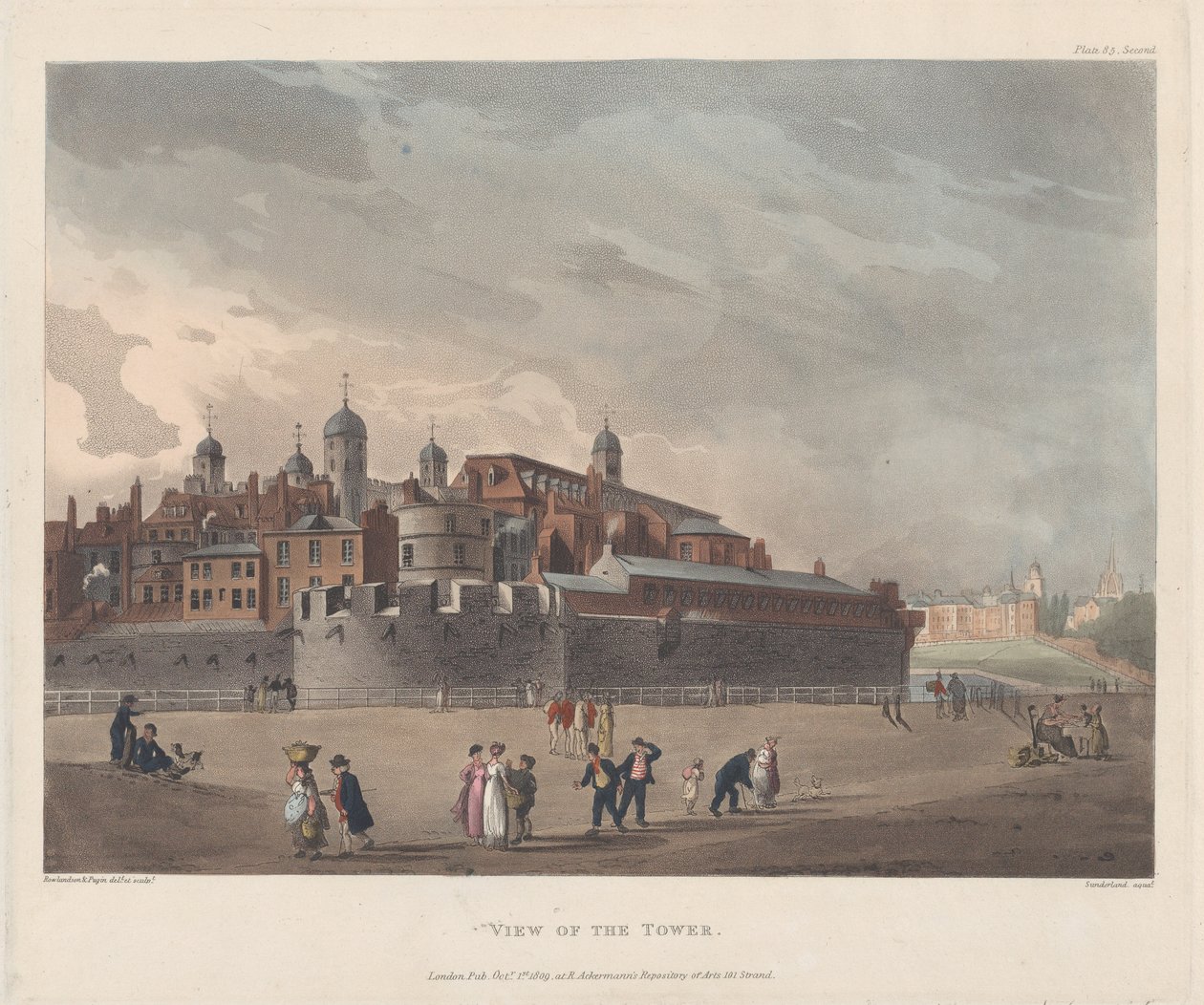 Vista della Torre da Thomas Rowlandson