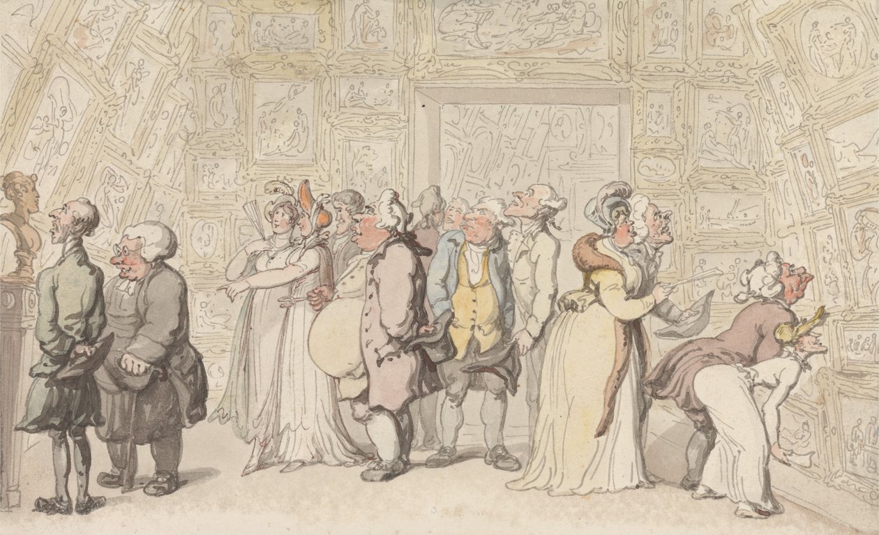 Esposizione alla Royal Academy da Thomas Rowlandson