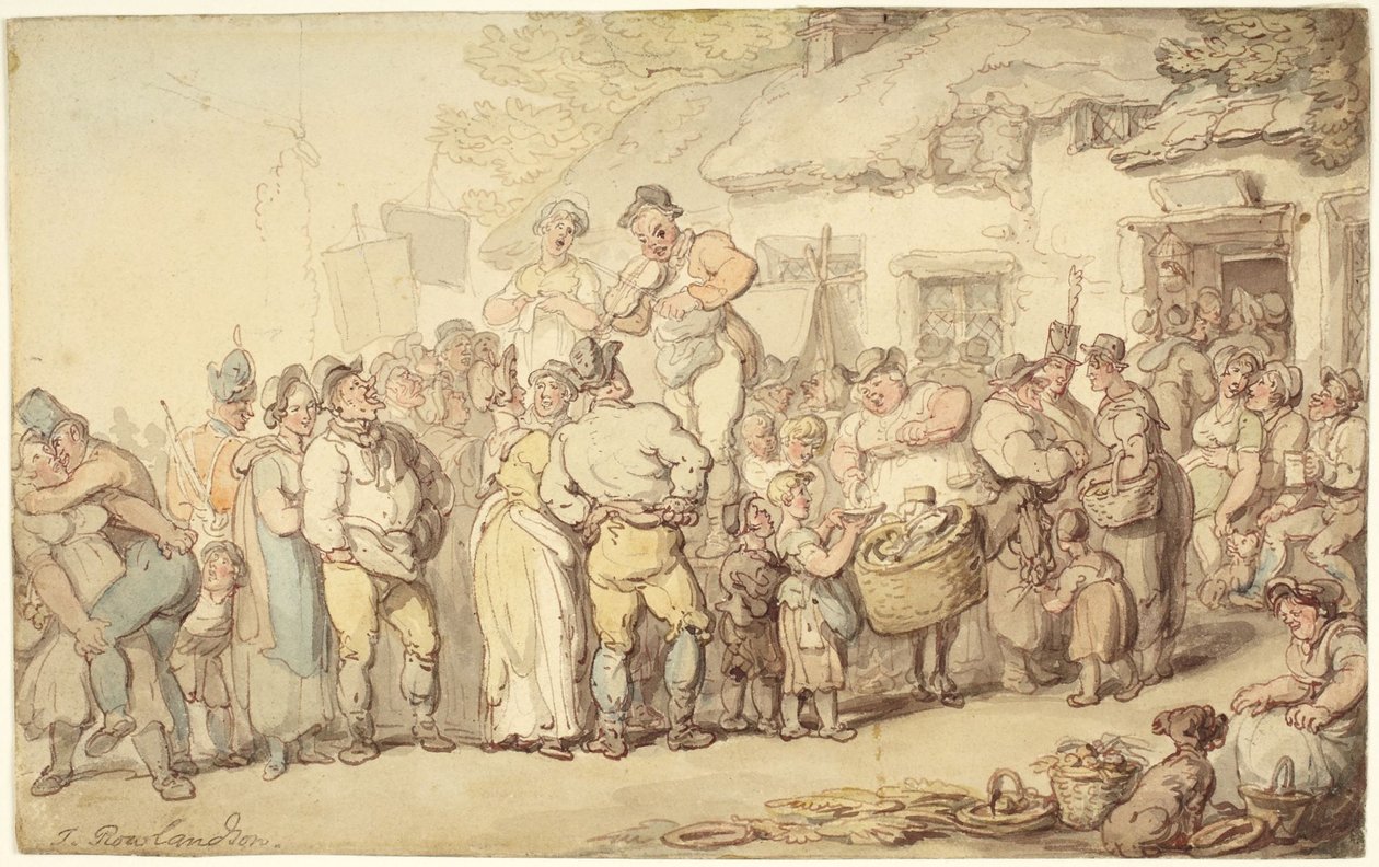 Fiera del paese da Thomas Rowlandson