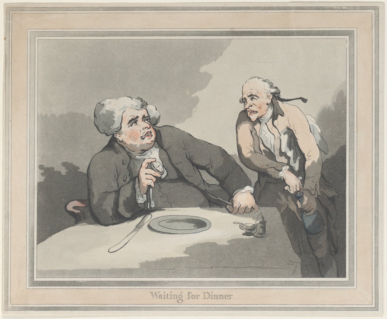 In attesa della cena da Thomas Rowlandson