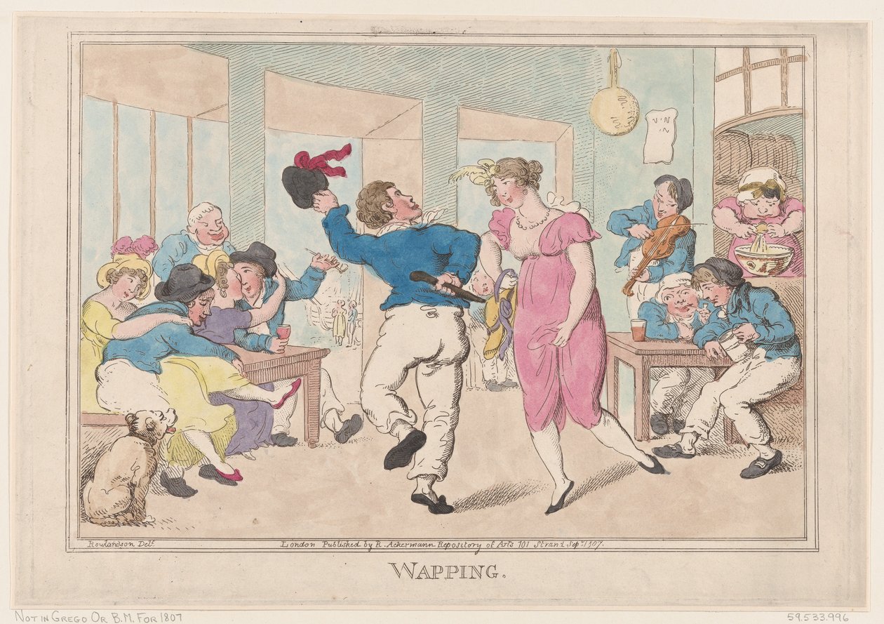 Wapping, settembre 1807 da Thomas Rowlandson