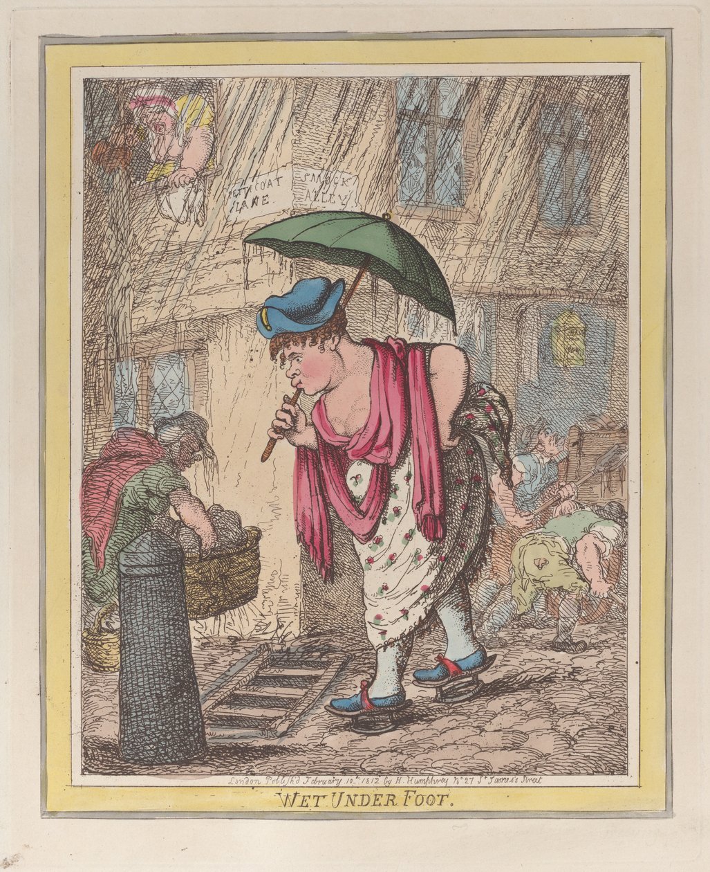 Bagnato Sotto i Piedi da Thomas Rowlandson
