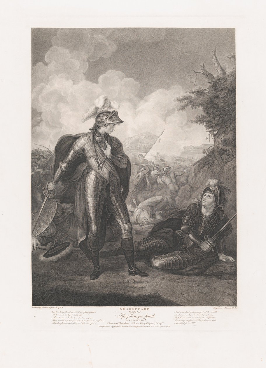 Principe Enrico, Hotspur e Falstaff Shakespeare, Re Enrico da Thomas Ryder
