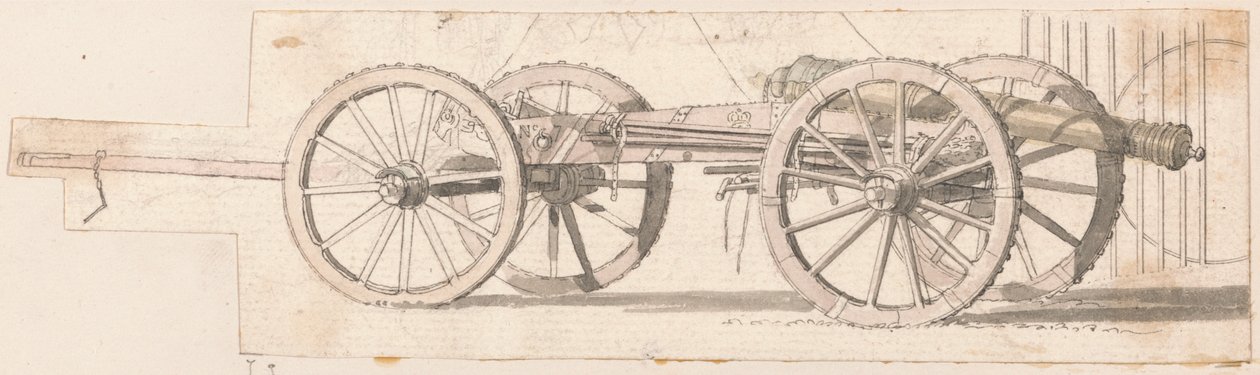 Fucile e limber, n. 7 da Thomas Sandby