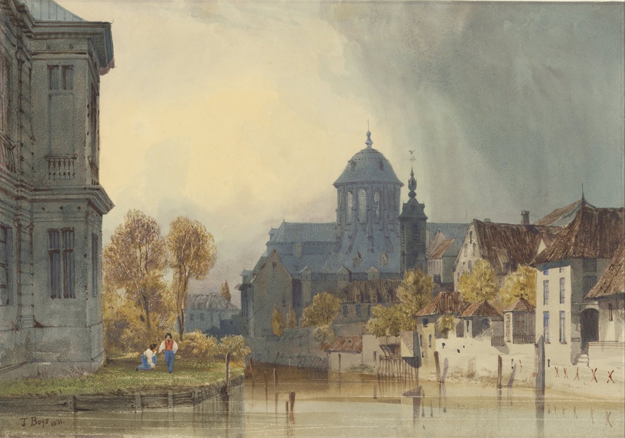 Veduta della Chiesa di Nostra Signora di Hanswijk, Mechelen (Malines), Belgio da Thomas Shotter Boys