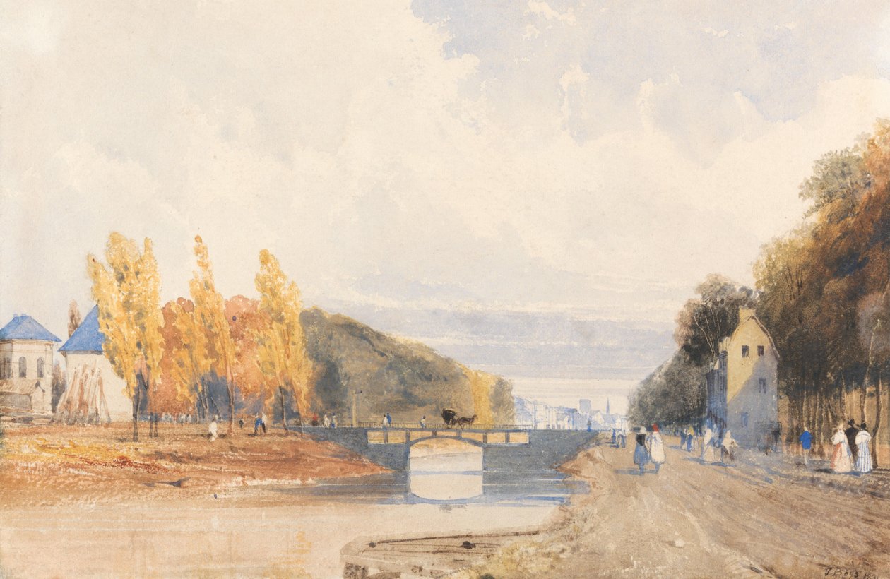 Bruxelles dalla strada di Parigi da Thomas Shotter Boys