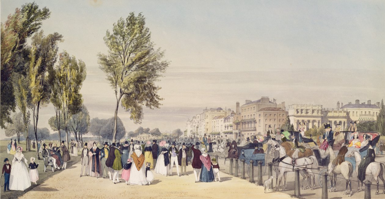 Hyde Park: vicino a Grosvenor Gate da Thomas Shotter Boys