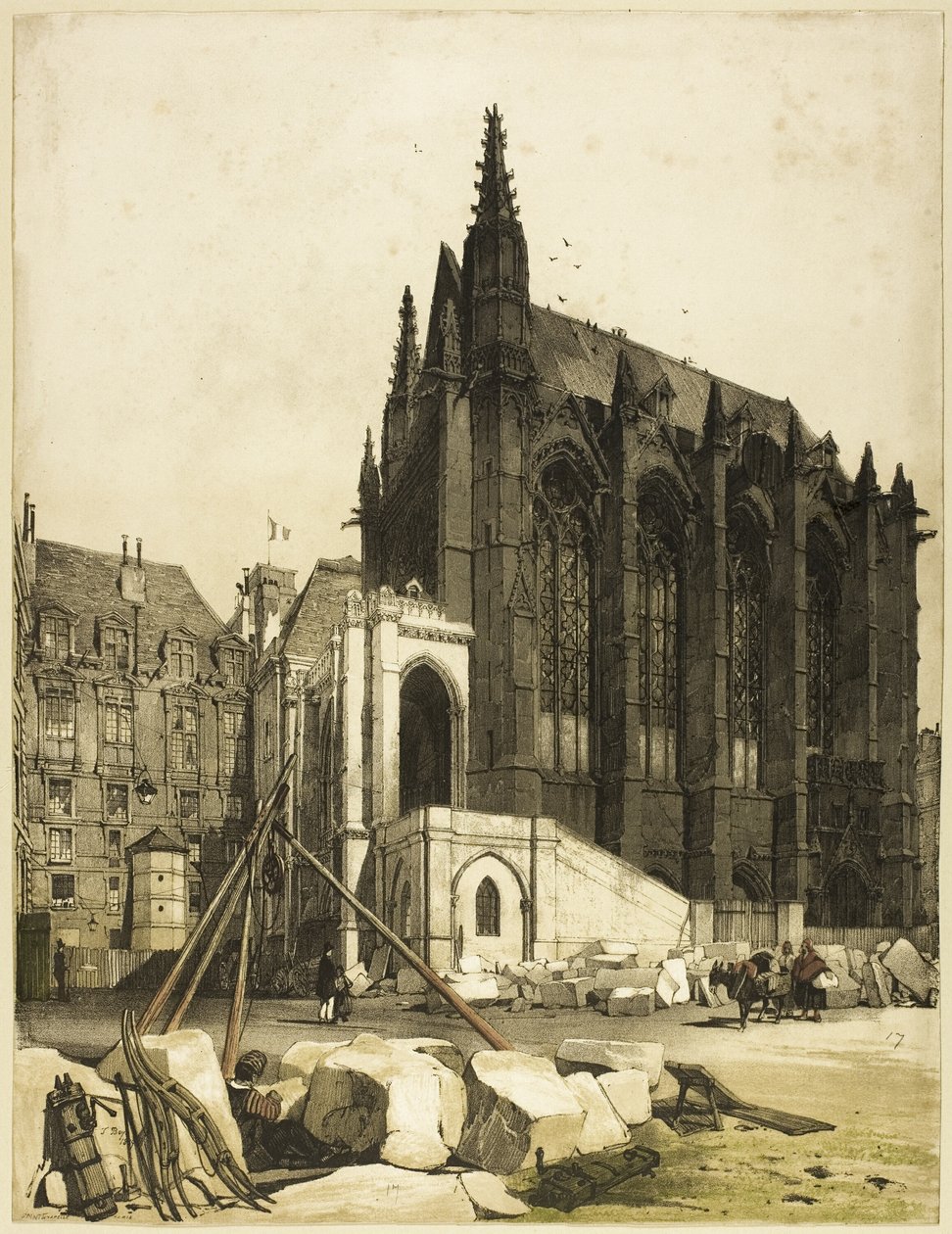La Sainte Chapelle, Parigi da Thomas Shotter Boys