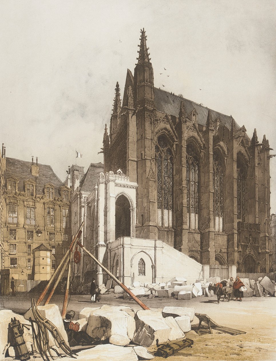 La Sainte-Chapelle, Parigi da Thomas Shotter Boys